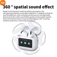 Xiaomi A10Pro Bluetooth Wireless Earphones with Digital HiFi Sound Quality Intelligent Protective Cover Sports Sleep Earphones